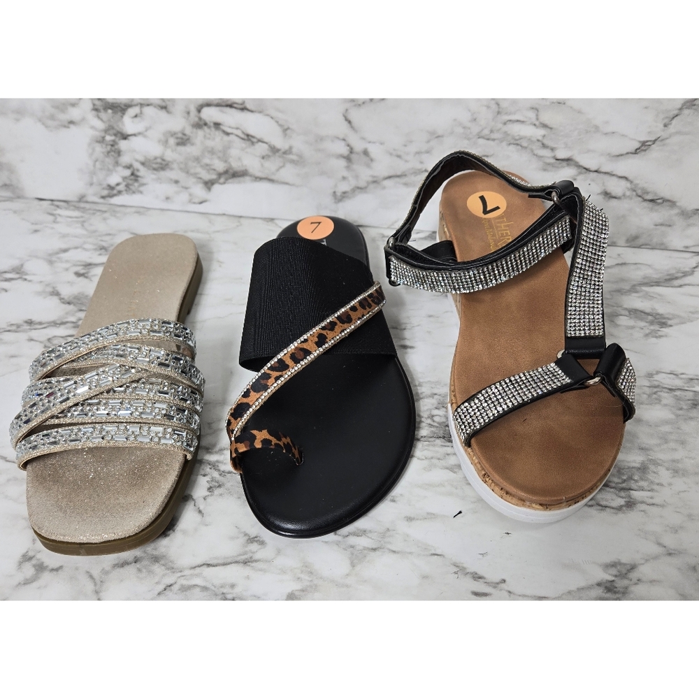 3 pairs Sandals For One Price